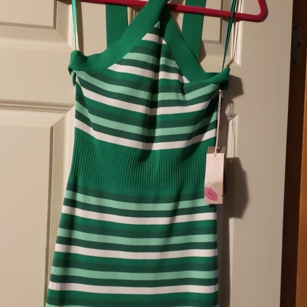 Brand new stripe midi dress - Picture 3 of 4